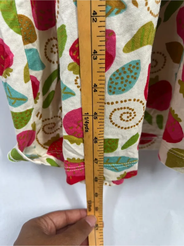 Gudrun Sjödén June Strawberry Print Organic Cotton Modal Dress XL - Image 12