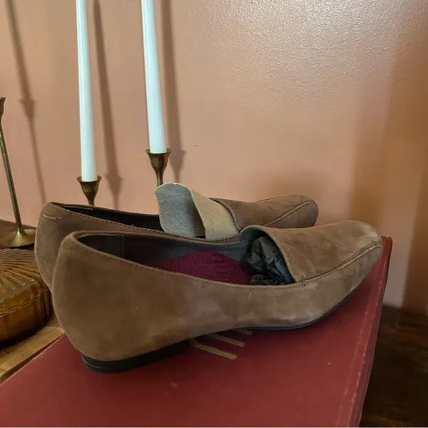 Munro Diedre Cocoa Suede Leather Brown‎ Flats Slip On Loafers Shoes NEW Size 7N - Image 3