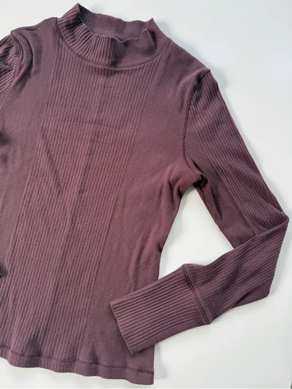Intimately Free People The Dylan Mock Neck Tee size Medium - Image 4