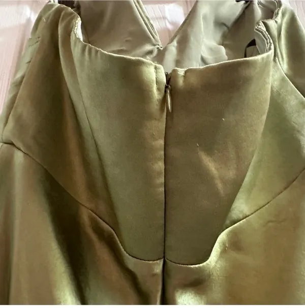 Billy J Valerie Olive Strapless Maxi Dress - Image 13