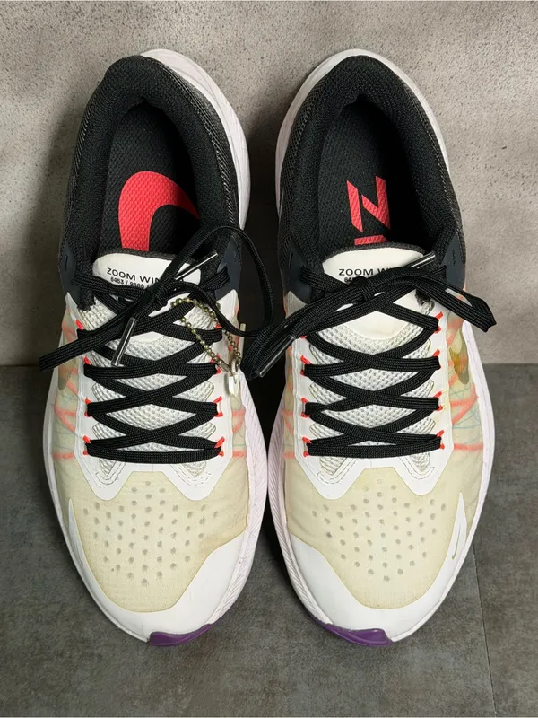 Nike Winflo 8 Women's Running Shoes CW3421-103 White/Crimson/Purple Size 7 - Image 8