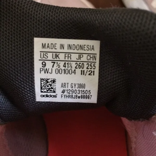 Adidas Duramo 10 running shoes pink size 10 - Image 7
