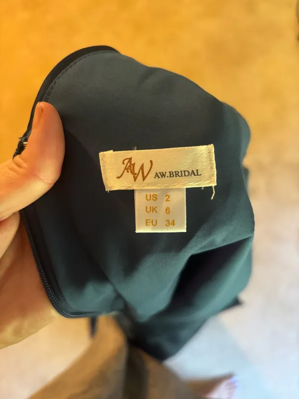 Navy blue bridesmaid dress Size 2 - Image 3