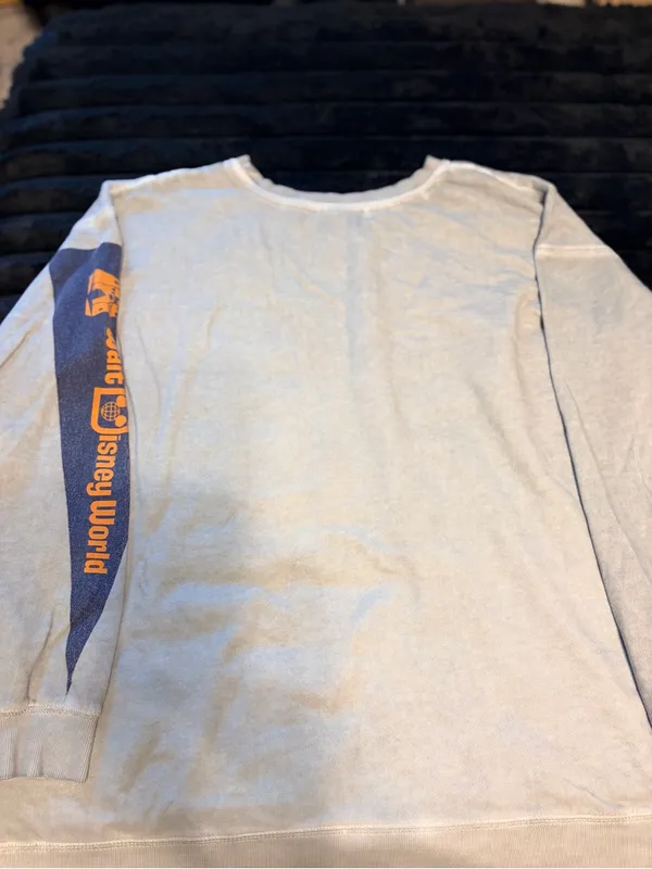 Disney Long Sleeve Graphic Tee - Cream/Orange - Image 5