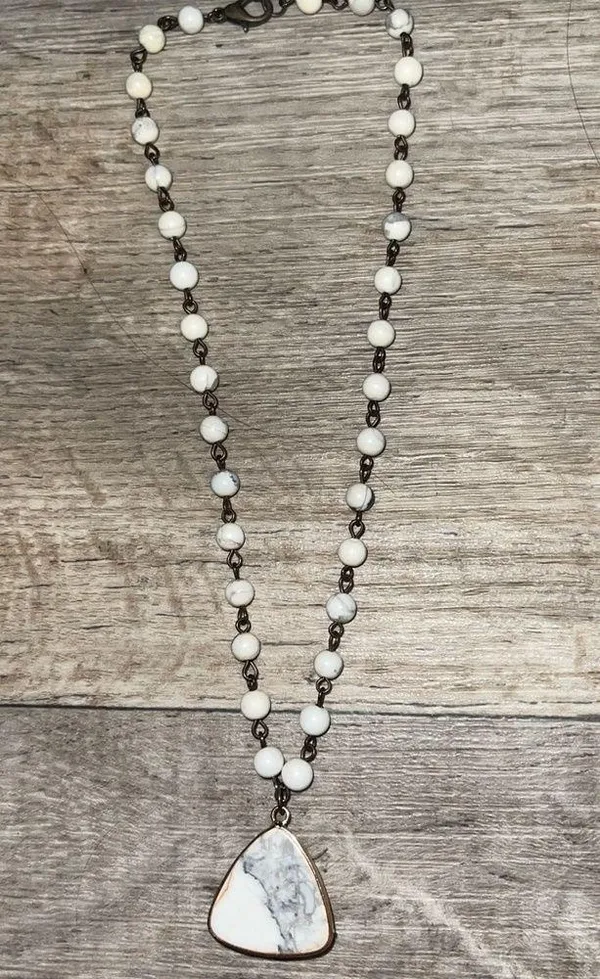 3 for $15: white stone necklace - Image 2