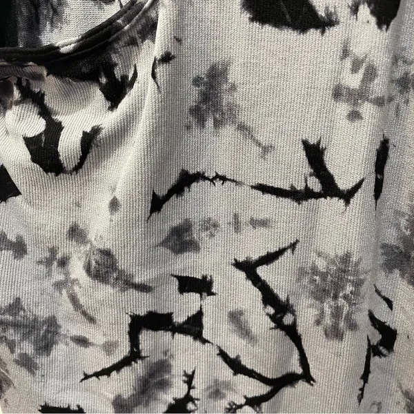 Emma & Sam Monochrome Tie-Dye Festival Lounge Sleeveless Tank Dress‎ sz Large - Image 4