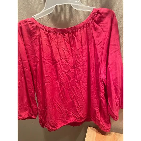 American Eagle Outfitters Red Short sleeve Women's top $15, Size XL, B51 - Image 4