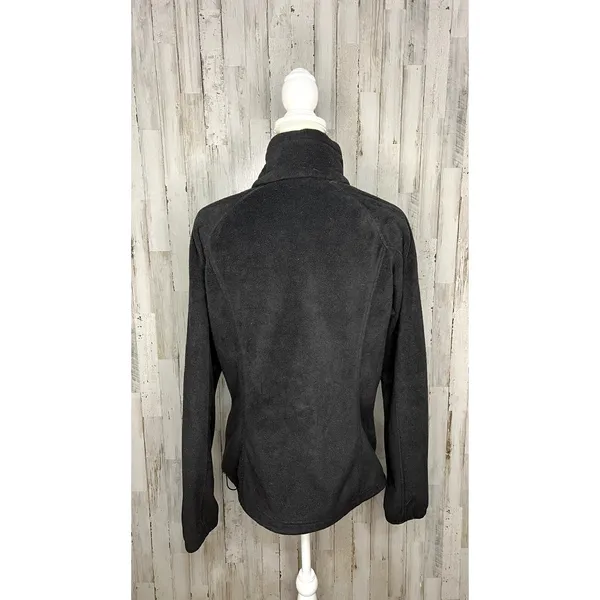 Columbia Women's Fleece Jacket Black Size‎ Large Casual Mid-Length Zip-Up - Image 4