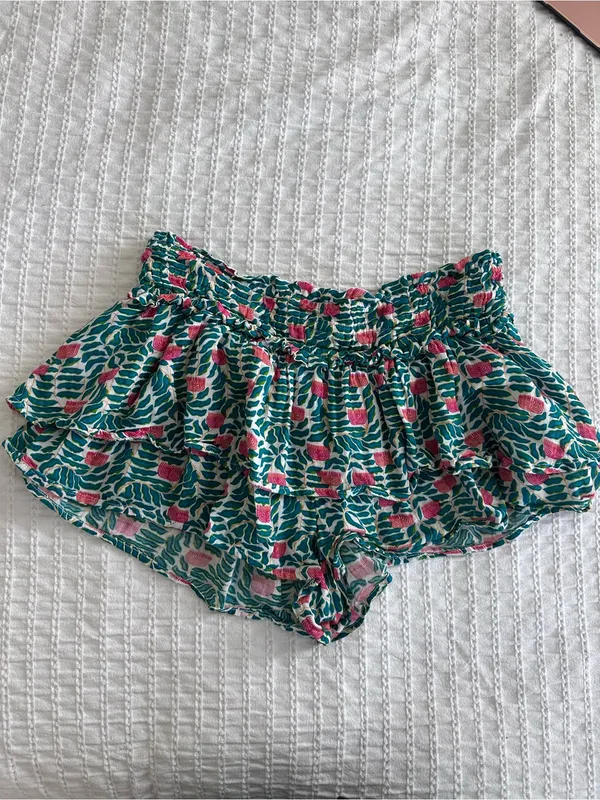 Anthropologie Carla Petelski x Celandine Cotton Ruffled Mini Skort - Image 2