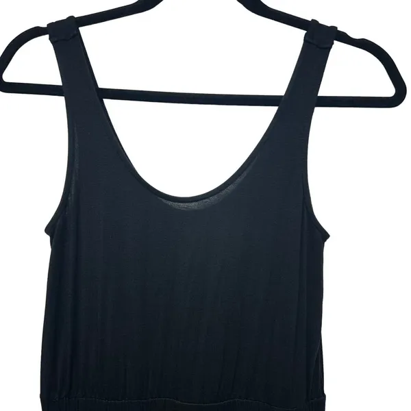 Abercrombie & Fitch Sleeveless Black Womens Jumpsuit XS Scoop Neck Stretch Soft - Image 4