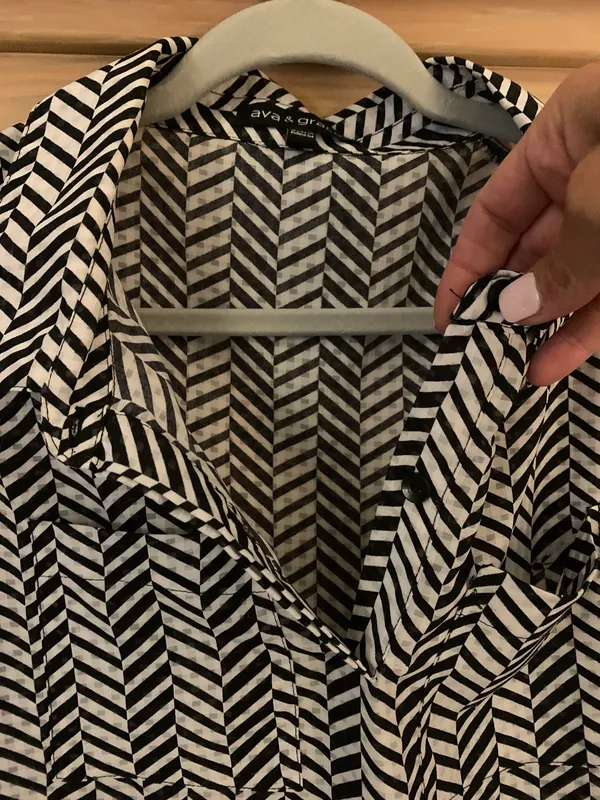Black And White Dress Shirt - Image 2