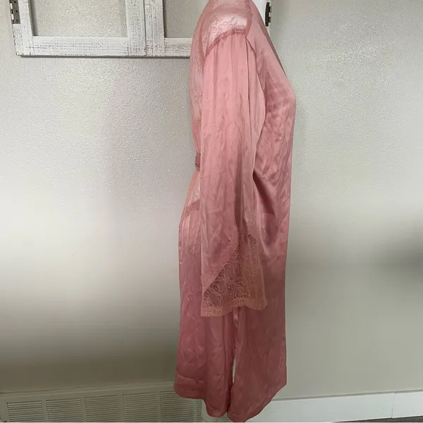 Victoria's Secret Blush Satin Robe - Image 2