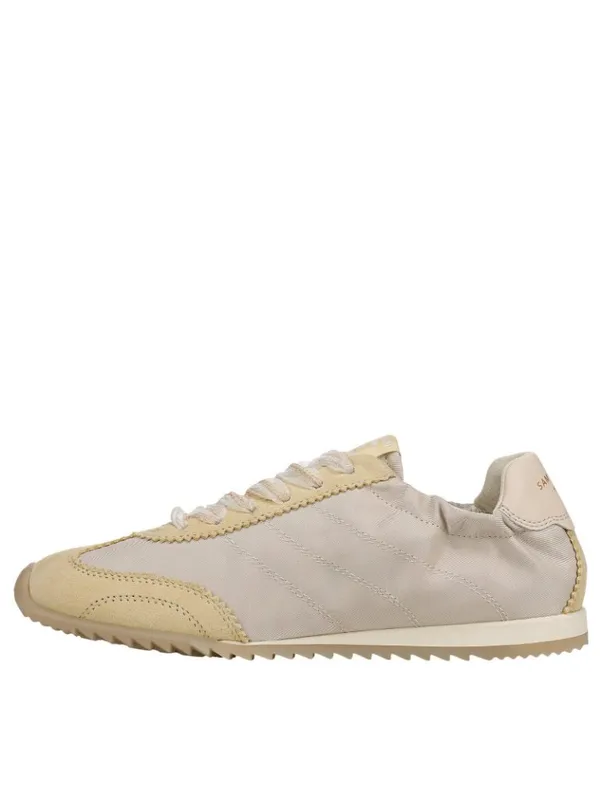 NWT Sam Edelman Isella 3 Sneaker Low Top Lace New Ecru / Wheat Whisp Brown 9.5M - Image 2