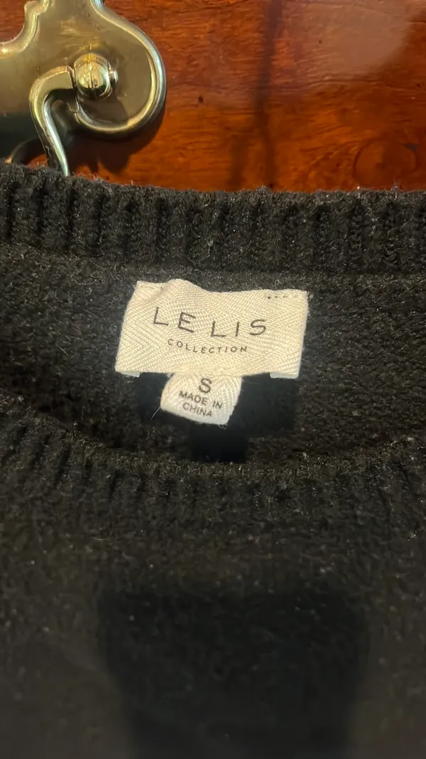Le Lis Black Sweater - Image 2