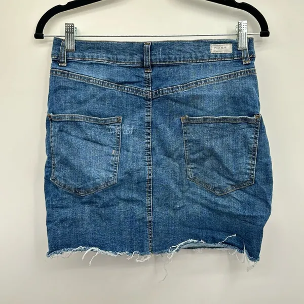 Pull & Bear Mini Jean Skirt Size 27 - Image 2