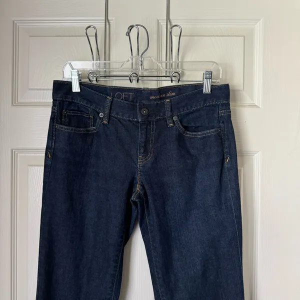 LOFT Size 4 Modern Slim Casual Straight Jeans Normcore Smart Casual Minimalist - Image 5