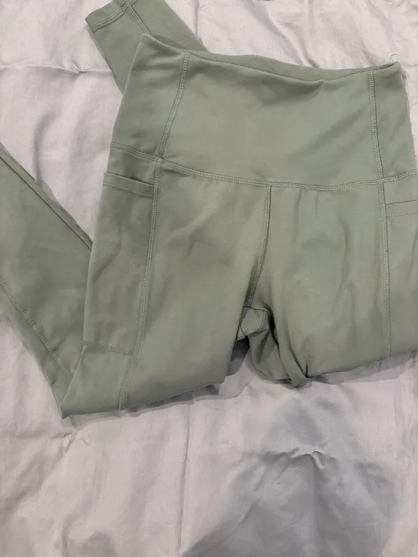 Green Danskin Leggings with Pockets - Image 2