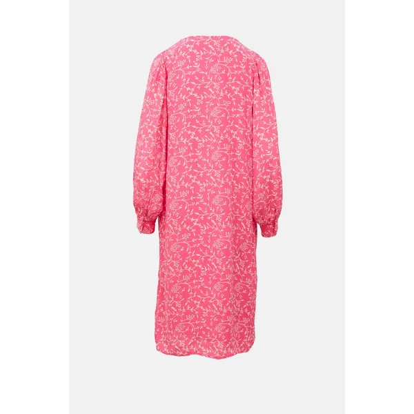 Sézane Fuchsia Nilla V-Neck Tent Dress Sz 40 US 8 - Image 10