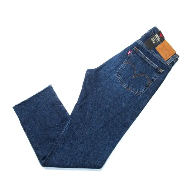 Levi's NWT Wedgie Straight in Salsa Roll Stretch Denim Crop Fray Jeans 27 - Image 5