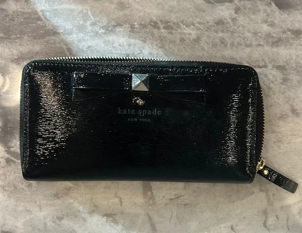 Kate Spade Wallet Leather Black - Image 6