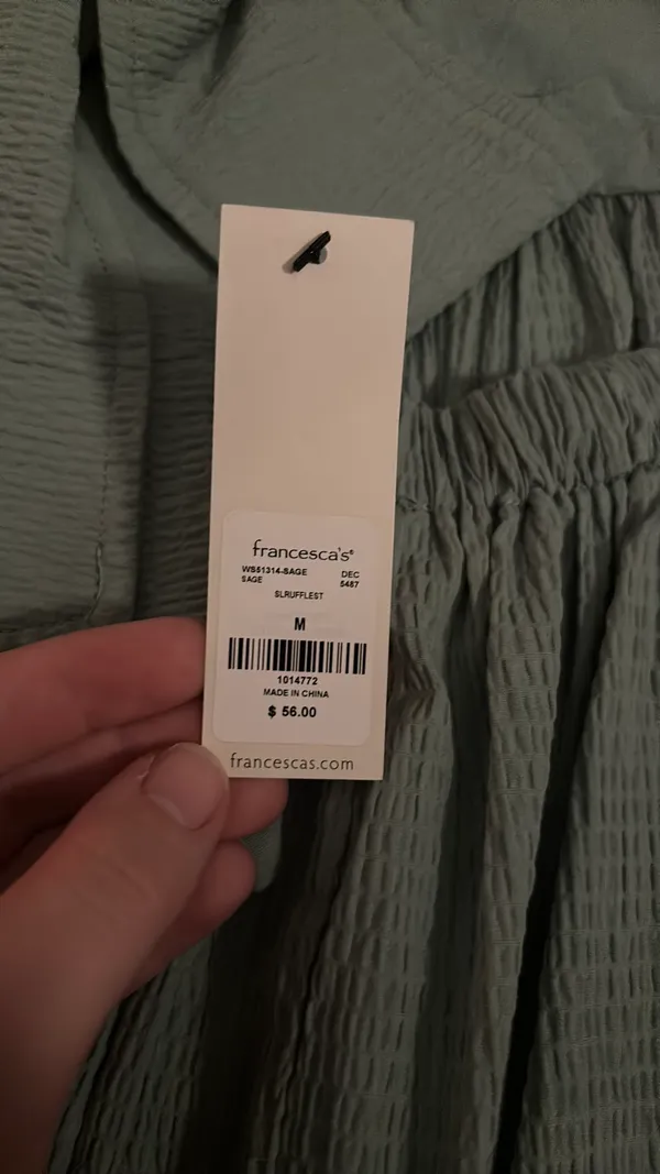 Francesca's Blue Green Boutique Dress - Image 6