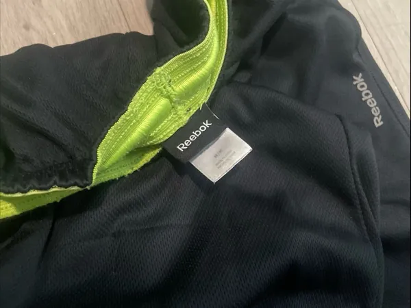 Reebok Black Wide-Leg Sweatpants with Elastic Waist - Image 2