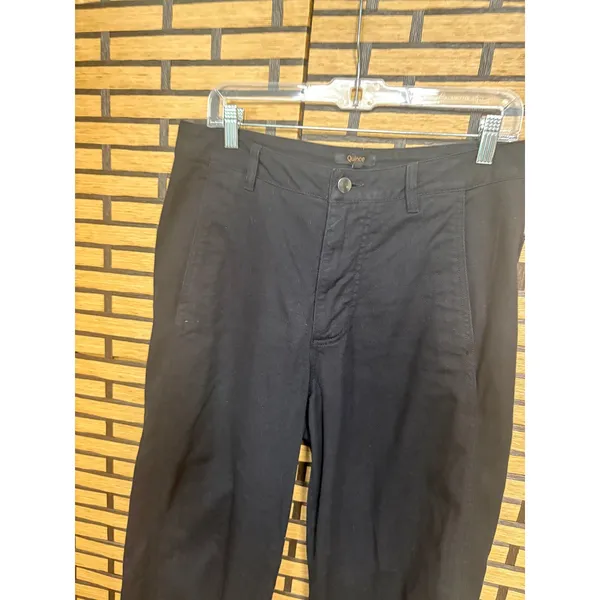 Quince Black Pants Size‎ 10 - Image 4
