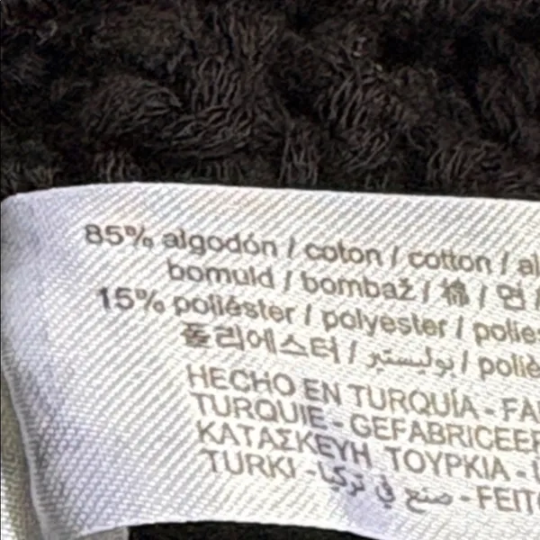 Zara textured open‎ knit chunky sweater crewneck balloon sleeves black size M - Image 11
