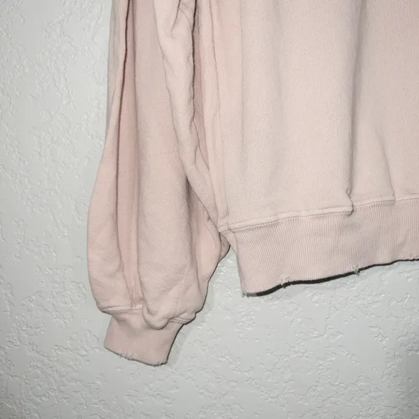 The Great Rose Water Bishop Sleeve Distressed Sweatshirt Size 2 - Image 3
