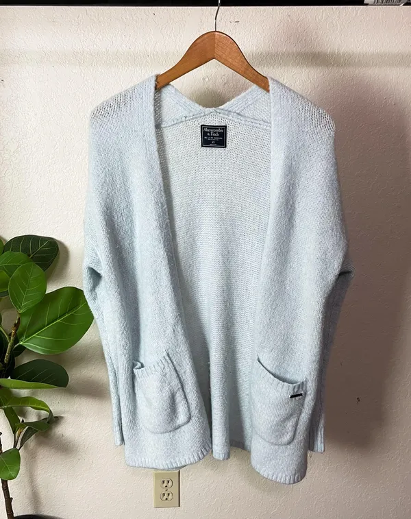 Abercrombie | Soft Longline Open Front Cardigan - Image 2