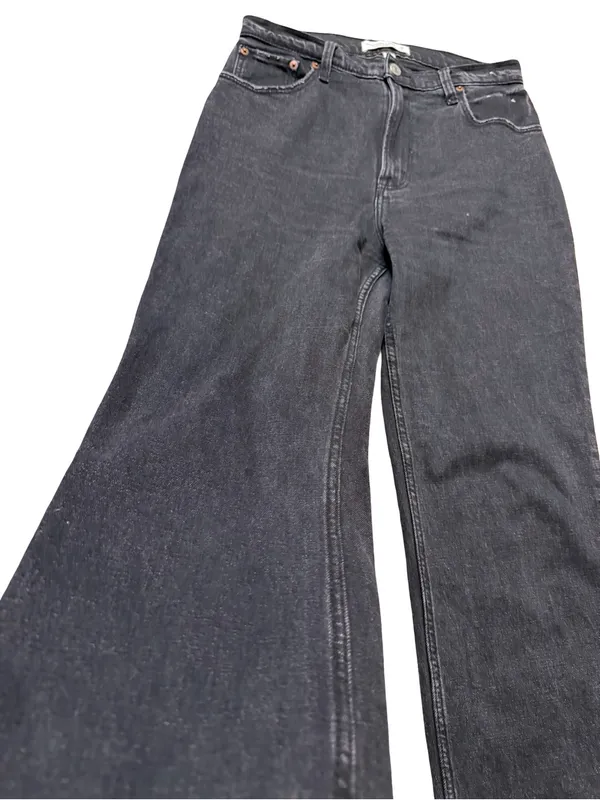 ✨ Abercrombie & Fitch Curve Love High Rise‎ Black Jeans Size 6 Short ✨ - Image 3