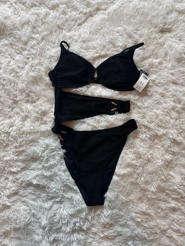 Abercrombie Black Cut-Out Bathing Suit - Image 5