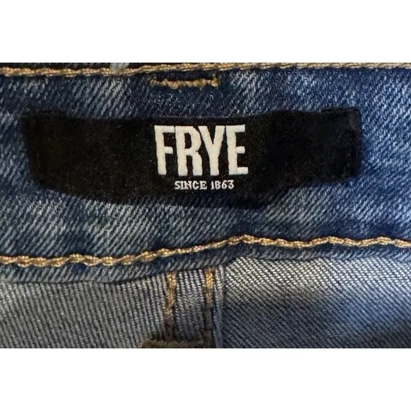 Frye Women's Jeans Skinny‎ Stretch Medium Wash Hi-Rise Straight Leg Denim 10/30 - Image 4