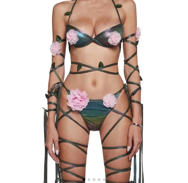Dolls kill rave bikini set  - Image 3