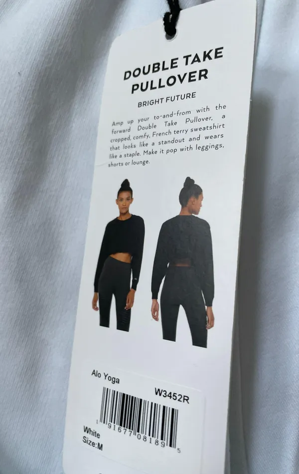 Alo double take pullover nwt - Image 2