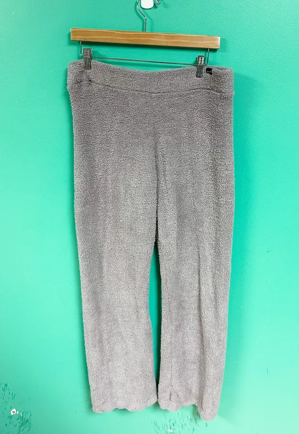 PINK Victoria’s Secret Purple Sherpa Flared Lounge Pants - Image 2