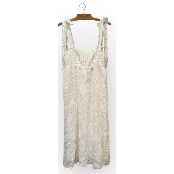 NEW Farm Rio Eyelet Embroidered Midi Dress Size XS - Image 7