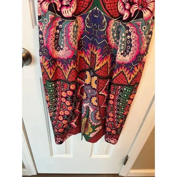 Anthropologie Maeve KALEIDOSCOPE Sheath Sleeveless Dress Lined Sz 2 NEW - Image 6