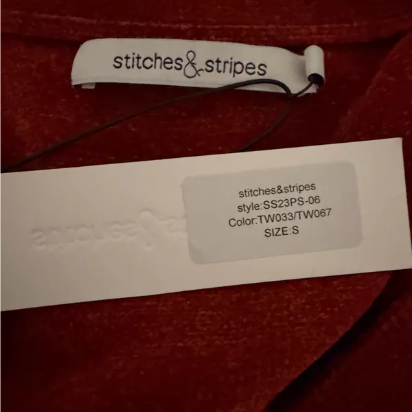 NWT Stitches and Stripes Revolve button down oversized cardigan woman size small - Image 3