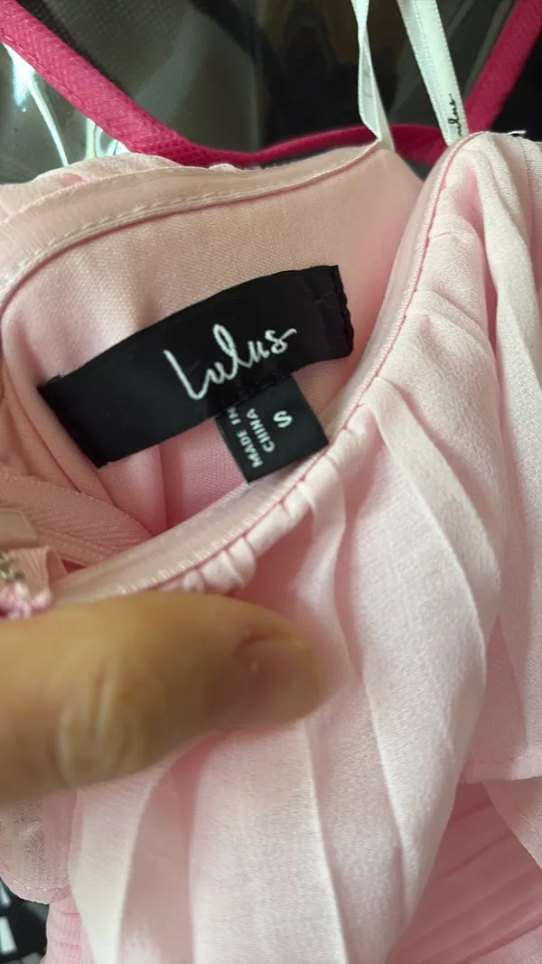 Lulus Dress Maxi Pink Tiered - Image 4