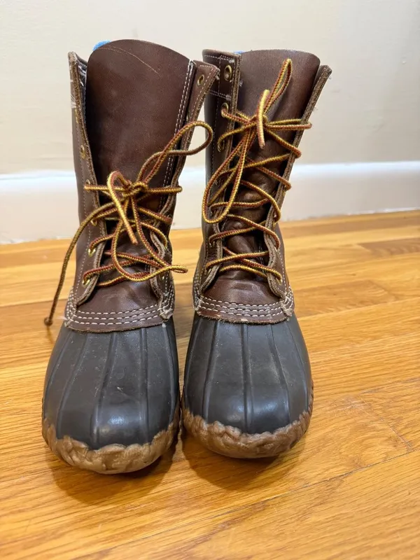 L.L. Bean Boots Original Maine Hunting Shoe Vintage 1980s Women's 6 - Image 5
