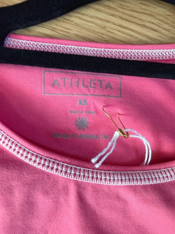 Athleta Pink Long Sleeve Pullover with Front Pocket - Image 2