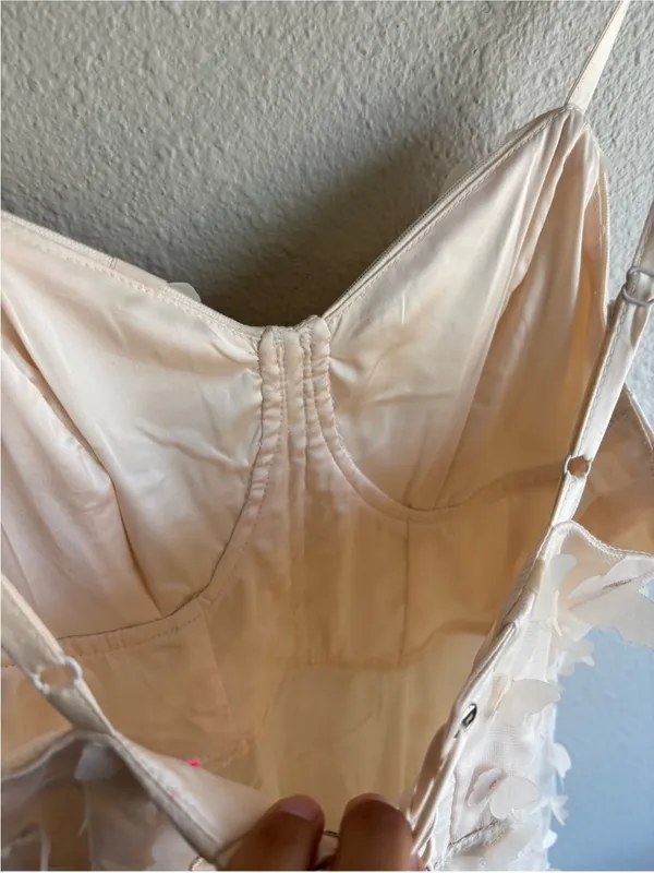Ivory Butterfly Tulle Dress - Image 6