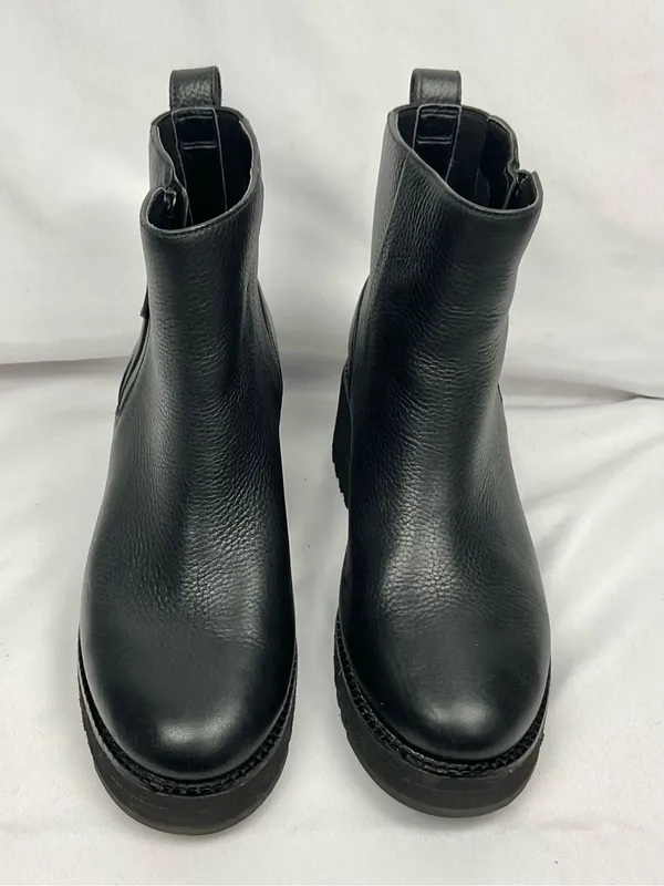 Cole Haan ZERØGRAND City Wedge Chelsea Boots Sz 6.5 Booties Leather Side-Zip - Image 8