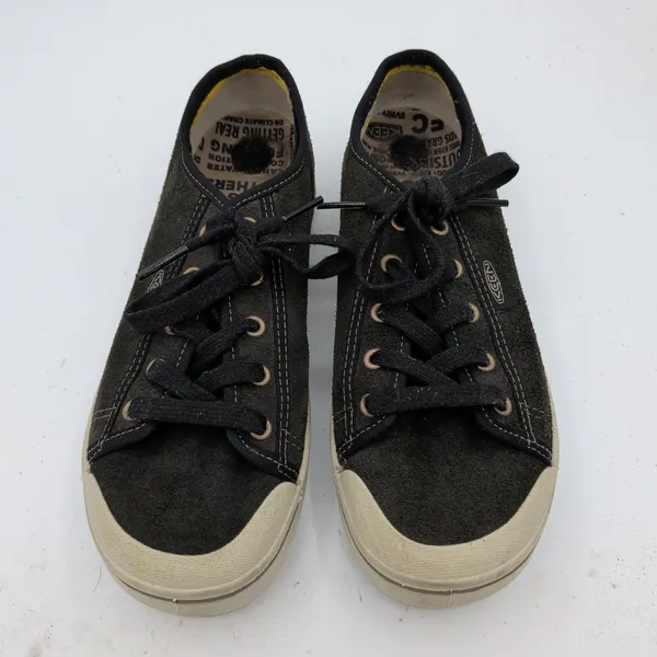 KEEN Elsa Harvest Womens Sneakers Black Suede Lace Up Shoes Size 8.5 1026812 - Image 4