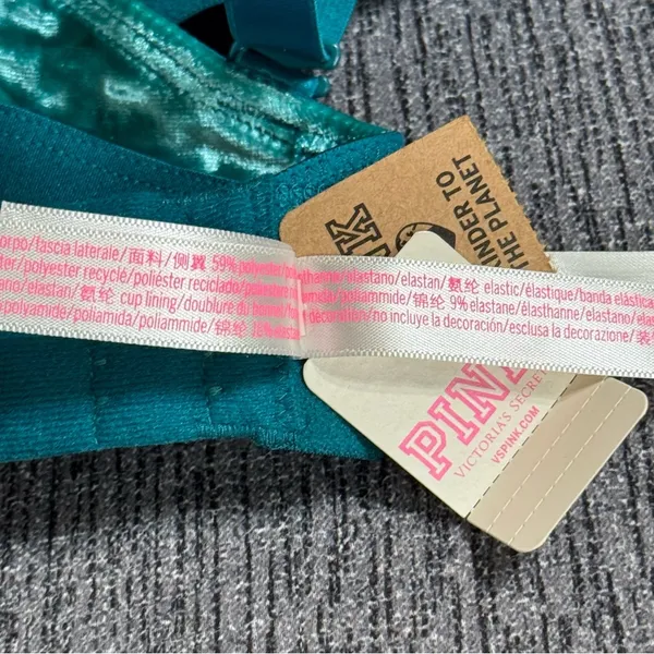 Victoria’s Secret Pink Women’s Green Bra - Image 11
