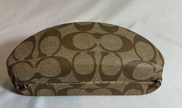 Coach Monogram Hard Clamshell Sunglass Case - Image 3
