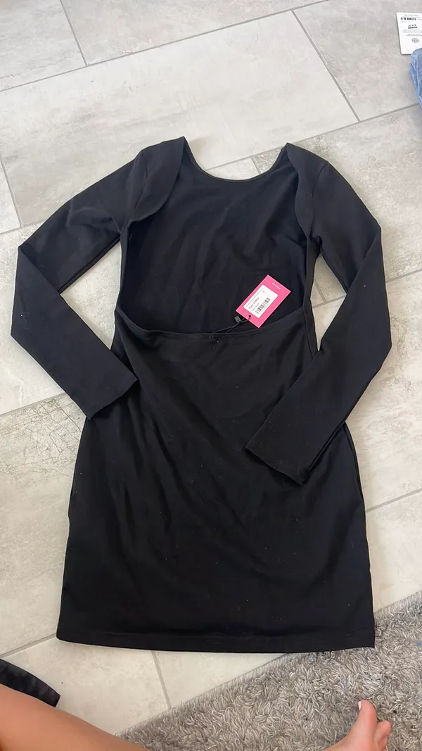 Black Bodycon Dress - Image 2
