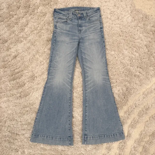 American Eagle High Rise Flare | 70s Inspired Denim - Image 7
