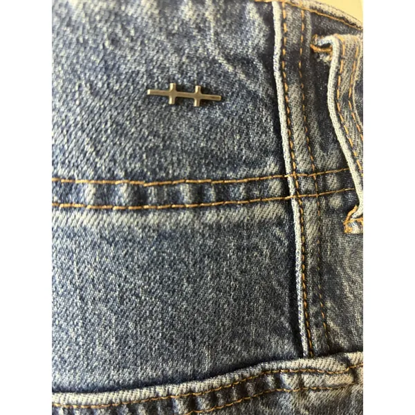Habitual Wide Leg Jeans Medium Wash High Rise Denim Pants Women 4/27 - Image 6